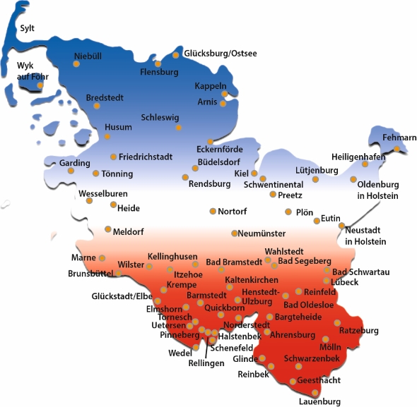 Mitglieder Städteverband Schleswig-Holstein